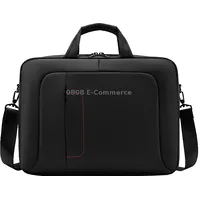 Business Briefcase Multifunctional Waterproof Laptop Messenger BagBlack
