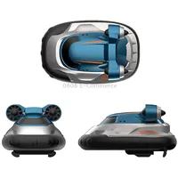 Children 2.4G Wireless Mini Remote Control Boat Toy Electric Hovercraft Water ModelBlue