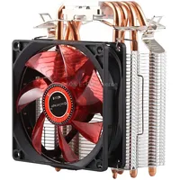 Coolage L400 Dc 12V 1600Prm 40.5Cfm Heatsink Hydraulic Bearing Cooling Fan Cpu for Amd Intel 775 1150 1156 1151Red