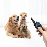 Dog Training Device Automatic Bark Stopper Electronic Collar, Style For-Two-DogYellow