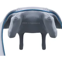 Electric Neck And Shoulder Massager Shiatsu Back With HeatGray