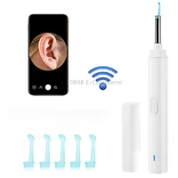 H02006 Wifi Smart Visual Ear Pick Hd Digital Mouth Nose Endoscope White