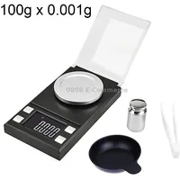 Mh-8028 100G x 0.001G High Accuracy Digital Electronic Portable Jewelry Diamond Gem Carat Lab Weight Scale Balance Device with 1.6 inch Lcd Screen