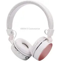 Sh-16 Headband Folding Stereo Wireless Bluetooth Headphone Headset, Support 3.5Mm Audio  Hands-Free Call Tf Card Fm, for iPhone, iPad, iPod, Samsung, Htc, Sony, Huawei, Xiaomi and other DevicesRose Gold