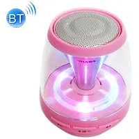 Shaba Vs-18 Bluetooth 4.2 Multi-Function Portable Small Magic Lamp Colorful Wireless Speaker Pink