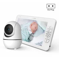 Sm70Ptz 7 inch Screen 2.4Ghz Wireless Digital Baby Monitor,  Auto Night Vision / Two-Way Voice IntercomEu Plug