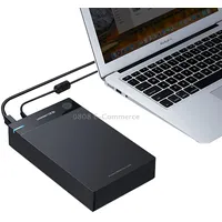 Ugreen Us222 Hdd Enclosure 2.5 / 3.5 inch Sata to Usb 3.0 Ssd Adapter Hard Disk Drive Box External Case, Support Uasp Protocol
