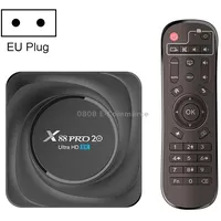 X88 Pro 20 4K Smart Tv Box Android 11.0 Media Player with Infrared Remote Control, Rk3566 Quad Core 64Bit Cortex-A55 up to 1.8Ghz, Ram 8Gb, Rom 128Gb, Support Dual Band Wifi, Bluetooth, Ethernet, Eu Plug