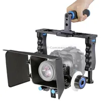Yelangu Ylg1103A-B Large Handle Video Camera Cage Stabilizer  Matte Box Kit for Dslr /