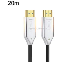 2.0 Version Hdmi Fiber Optical Line 4K Ultra High Clear Monitor Connecting Cable, Length 20MWhite