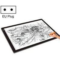 23W 12V Led Three Level of Brightness Dimmable A2 Acrylic Copy Boards Anime Sketch Drawing Sketchpad, Eu Plug
