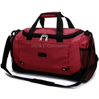 Mens / Ladies Large Capacity Travel Bags Portable Multifunctional HandbagRed