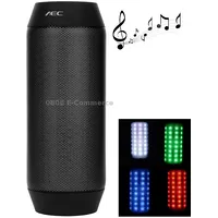 Aec Bq-615 Pulse Portable Bluetooth Streaming Speaker with Built-In Led Light Show  Mic, For iPhone, Galaxy, Sony, Lenovo, Htc, Huawei, Google, Lg, Xiaomi, other Smartphones and all DevicesBlack