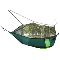 Aotu At6730 Outdoor Camping Nylon Cloth Mosquito Repellent HammockGreen