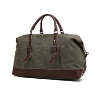 Augur 2012 Portable Casual Canvas Travel Handbag Baggage Shoulder Crossby BagArmy Green