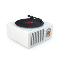 B10 Atomic Bluetooth Speakers Retro Vinyl Player Desktop Wireless Creative Multifunction Mini Stereo SpeakersElegant White
