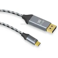 Braided 2M 8K Usb-C / Type-C To Displayport1.4  Adapter Connect Cable