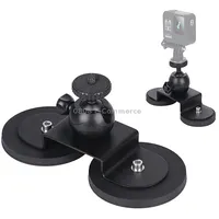 Car Suction Cup Mount Bracket for Gopro Hero11 Black / Hero10 Hero9 Hero8 /7 /6 /5 Session /4 /3 /2 /1, Xiaoyi and Other Action Cameras, Size LBlack