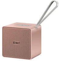 Ewa A105 High Hidelity Bluetooth Speaker, Small Size  Power Bass, Tws Technology Support TfRose Gold