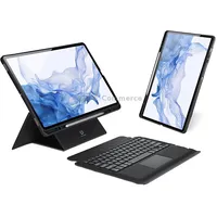 For Samsung Galaxy Tab S8 / S7 Fe Dux Ducis Dk Floating Magnetic Keyboard Leather Tablet CaseBlack