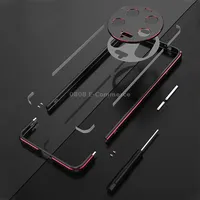 For Xiaomi 13 Ultra Lk Aurora Metal Phone Frame with Lens CoverSilver