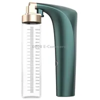 Handheld High Pressure Oxygen Injector Portable Large Spray Facial Moisturizer Household Moisturizing Beauty Equipment, Colour Electroplating Green