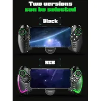 Ipega Mechanical Gamepad Tablet Cell Phone Stretch Wireless Bluetooth Grip For N-S / P3 Pc Switch Android Ios, Product color Black