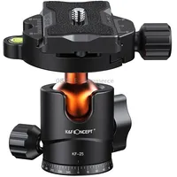 KF Concept Kf31.029V3 Camera Tripod Ball Head with 1/4 inch Quick Release Plate, Load 8Kg