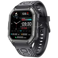 Kr06 Waterproof Pedometer Sport Smart Watch, Support Heart Rate / Blood Pressure Monitoring Bt CallingBlack
