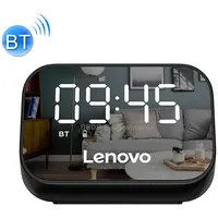 Lenovo Ts13 Wireless Portable Subwoofer Stereo Bluetooth Speaker Smart Alarm ClockBlack
