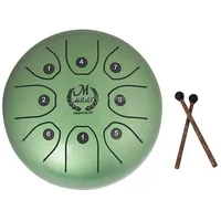 Meibeite 5.5-Inch C-Tune Sanskrit Drum Steel Tongue Empty  Worry-Free DrumGreen