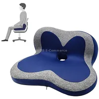 Memory Foam Petal Cushion Office Chair Home Car Seat Cushion, Size With Storage BagStarry Blue