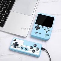 Mk800 Doubles 3.0 inch Macaron Mini Handheld Game Console Built-In 800 GamesBlue