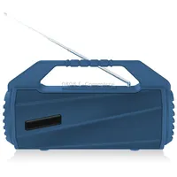 Newrixing Nr-4025Fm Outdoor Splash-Proof Water Portable Bluetooth Speaker, Support Hands-Free Call / Tf Card Fm U DiskBlue