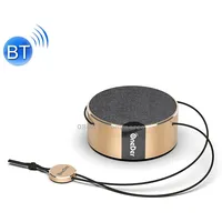Oneder V12 Mini Wireless Bluetooth Speaker with Lanyard, Support Hands-FreeGold