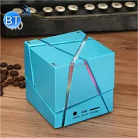 Qone 2 Cube Mini Portable Card Wireless Bluetooth SpeakerBlue