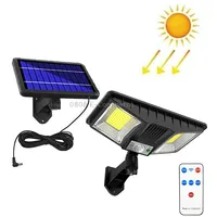 Tg-Ty081 Led Solar Wall Light Body Sensation Outdoor Waterproof Courtyard Lamp with Remote Control, Style 160 Splitable 
