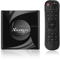X88 Pro 13 Android 13.0 Smart Tv Box with Remote Control, Rk3528 Quad-Core, 4G64Gb Eu Plug