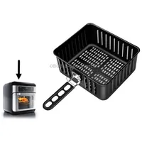 6L Air Fryer Square Basket for Gowise Cosori Power Ninja and Other Ovens