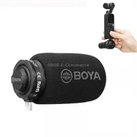 Boya By-Dm100-Op For Dji Osmo Pocket Camera Dedicated Digital Condenser Microphone Black