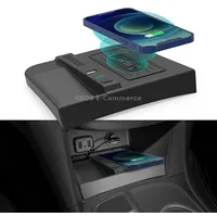 Car Qi Standard Wireless Charger 15W Quick Charging for Chevrolet Equinox 2017-2021, Left Driving