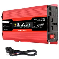 Carmaer Universal 48V to 220V 500W Car Lcd Display Inverter Household Power Converter