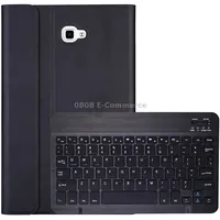 Dy580 For Galaxy Tab A 10.1 T580 / T585 Detachable Plastic Bluetooth Keyboard Leather Tablet Case with Holder Black