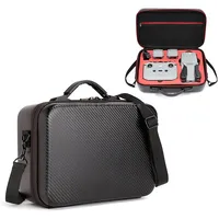 For Dji Mavic Air 2 Portable Pu Shoulder Storage Bag Protective BoxBlack Red