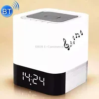 Musky Dy 28 Led Light 3D Stereo Music Mini Bluetooth Speaker, Support Clock Alarm / Aux, For iPhone, Galaxy, Sony, Lenovo, Htc, Huawei, Google, Lg, Xiaomi, other Smartphones