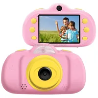 P8 2.4 inch Eight-Megapixel Dual-Lens Children Camera, Support for 32Gb Tf CardPink