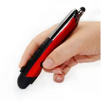 Pr-08 2.4G Innovative Pen-Style Handheld Wireless Smart Mouse, Support Windows 8 / 7 Vista Xp  2000 Android Linux Mac Os. , Effective Distance 10MRed