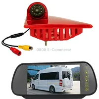 Pz462 Car Waterproof Brake Light View Camera  7 inch Rearview Monitor for Renault / Nissan Opel