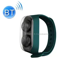 Remax Tws-15 Bluetooth 5.0 Portable Wristband Style True Wireless Stereo EarphoneGreen
