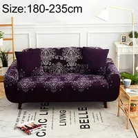 Sofa Covers all-inclusive Slip-Resistant Sectional Elastic Full Couch Cover and Pillow Case, Specificationthree Seat  2 pcs CasePurple Night